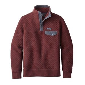COPY - Patagonia Women's Dark Ruby Cotton Quilt Snap-T Pullover